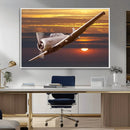 Old War Plane Wall Art Canvas Print by MyGreatCanvas | Canvas Wall Art Prints | Photo Prints & Wall Decor