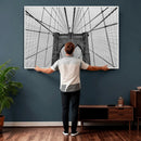 Large Brooklyn Bridge Wall Art Canvas Print