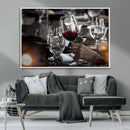 Red Wine and Glass Canvas Print by MyGreatCanvas | Canvas Wall Art Prints | Photo Prints & Wall Decor