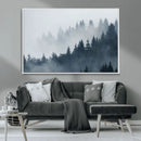 Foggy Pine Forest Wall Art Canvas Print by MyGreatCanvas | Canvas Wall Art Prints | Photo Prints & Wall Decor