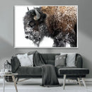 American Bison Wall Art Print – Majestic Buffalo Canvas