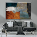 Modern Abstract Canvas Art Canvas Print - Framed and Ready