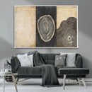 Tree Rings Canvas Wall Art Print – Minimalist Natural