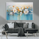 Abstract Flower Wall Art Canvas Print