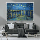 Vincent van Gogh Starry Night over the Rhone Abstract Wall