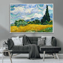 Wheatfield With Cypresses By Van Gogh Painting Wall Art