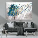 Tree Butterfly Abstract Tree and Butterfly Wall Art Canvas