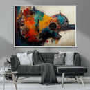 Abstract Guitar Wall Art Canvas | Vibrant Music-Inspired Art by MyGreatCanvas | Canvas Wall Art Prints | Photo Prints & Wall Decor
