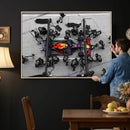 RedBull Formula 1 Canvas Wall Art Print