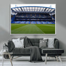 Chelsea FC Soccer Team Print - Stamford Bridge Stadium Wall