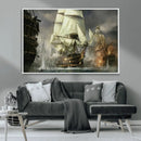 Pirate Ship War Wall Art Canvas Print by MyGreatCanvas | Canvas Wall Art Prints | Photo Prints & Wall Decor