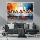 Abstract Watercolor The Last Supper Wall Art