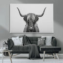 Farmhouse Longhorn Wall Art Canvas Print, Longhorn Texas by MyGreatCanvas | Canvas Wall Art Prints | Photo Prints & Wall Decor