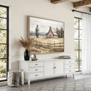 Rustic Farmhouse Barn Wall Art | 3-Panel Framed Gallery Wrap