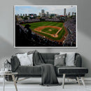Chicago Cubs Baseball Team Print - Wrigley Field Stadium