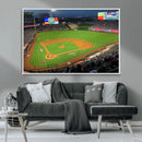 Angel Stadium Aerial Canvas Print – Los Angeles Angels