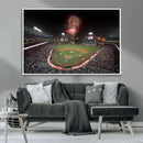 Fireworks at Angel Stadium – Los Angeles Angels Canvas