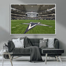 Dallas Cowboys Football Team Print - Arlington AT&T Stadium by MyGreatCanvas | Canvas Wall Art Prints | Photo Prints & Wall Decor