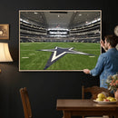 Dallas Cowboys Football Team Print - Arlington AT&T Stadium