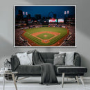 St. Louis Cardinals Baseball Team Print - Busch Stadium Wall by MyGreatCanvas | Canvas Wall Art Prints | Photo Prints & Wall Decor