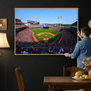 Cincinnati Reds Baseball Canvas Print - American Ball