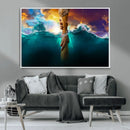 God Hand Wall Art Canvas Print