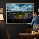 3-Panel Kauffman Stadium Wall Art Print | Large Kansas City