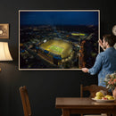 Michigan Wolverines Football Team Print - Michigan Stadium