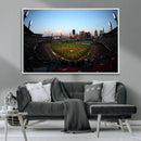 PNC Park Evening Game Triple Canvas Wall Art - Pittsburgh