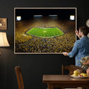 Stadium in Michigan Wall Art Canvas Print, Framed American