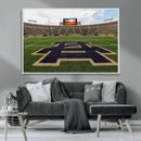 Notre Dame Stadium Giclee Canvas Print | Triptych Wall Art