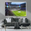 Tottenham Hotspur Stadium Canvas Print, Match Day Triple