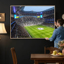 Tottenham Hotspur Stadium Canvas Print, Match Day Triple
