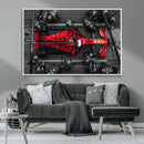 Ferrari Pit Stop Canvas Wall Art – Precision and Speed