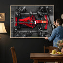 Ferrari Pit Stop Canvas Wall Art – Precision and Speed