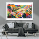 Framed Yayoi Kusama 1986 Wall Art Print – Japanese Wall Art