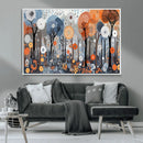 Abstract Winter Landscape Canvas Wall Art Print - Large by MyGreatCanvas | Canvas Wall Art Prints | Photo Prints & Wall Decor