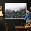 Misty Forest Wall Art | Foggy Forest Canvas Print | Large by MyGreatCanvas | Canvas Wall Art Prints | Photo Prints & Wall Decor