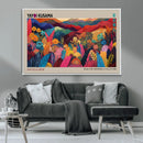 Yayoi Kusama Wall Art Canvas Print, Abstract Art, Large