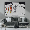 Poker Wall Art - Playing Cards Canvas Wall Art Print - Ace by MyGreatCanvas | Canvas Wall Art Prints | Photo Prints & Wall Decor