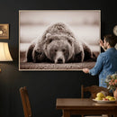 Grizzly Bear Wall Art Print - Bear Canvas Wall Art - Rustic by MyGreatCanvas | Canvas Wall Art Prints | Photo Prints & Wall Decor
