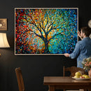 Yggdrasil Tree of Life Wall Art Print | Mosaic Style 3-Panel