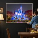 Disney Castle Wall Art Canvas Print – Magical Fairytale