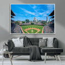 Wrigley Field Chicago Cubs Panoramic Art Multi-Piece Canvas