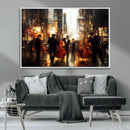 Abstract Jazz Art Wall Art Canvas Print – Colorful Musical