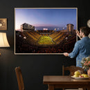 Iowa Hawkeyes Kinnick Stadium Wall Art Canvas Print, Framed