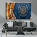 Abstract Tree Rings Wall Art Canvas Print – Modern Wood by MyGreatCanvas | Canvas Wall Art Prints | Photo Prints & Wall Decor