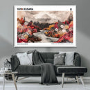 Yayoi Kusama Wall Art Canvas Print – Framed Large Abstract