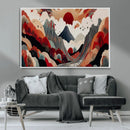 Abstract Mountain Wall Art Canvas Print – Vibrant Stylized by MyGreatCanvas | Canvas Wall Art Prints | Photo Prints & Wall Decor