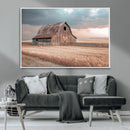 Rustic Barn Wall Art Canvas Print – Framed Wheat Field Scene by MyGreatCanvas | Canvas Wall Art Prints | Photo Prints & Wall Decor